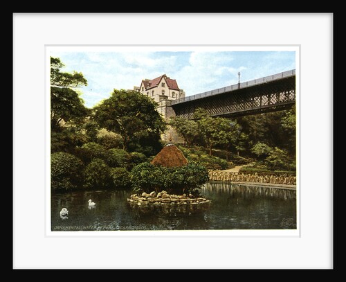 Ornamental Water in Park, Scarborough by Liversidge