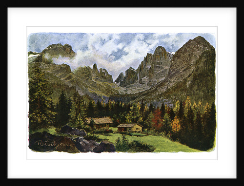 Lake Nambino and the Brentagroup, Tyrol by CM Reisch