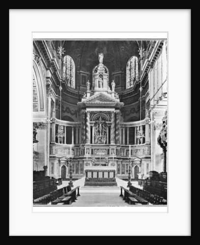 The Reredos in St Paul's Cathedral by Anonymous