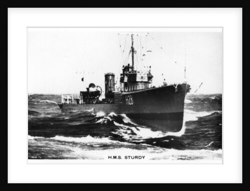 HMS Sturdy, 'S' class destroyer by Anonymous