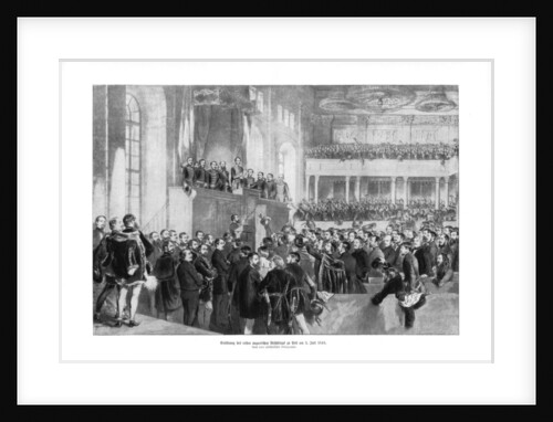 Hungarian parliament, (5th July 1848) by Paul Burde