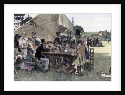 A country cricket match, Sussex by John Robertson Reid