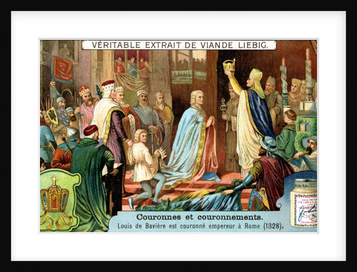 Louis of Bavaria Crowned Emperor of Rome in 1328 by Anonymous