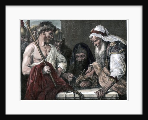 Plaiting the Crown of Thorns by Anonymous