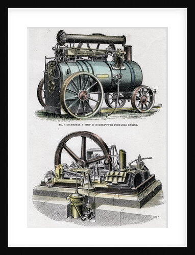 Steam engine by Anonymous