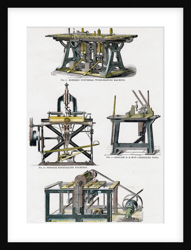 Wood machinery by Anonymous