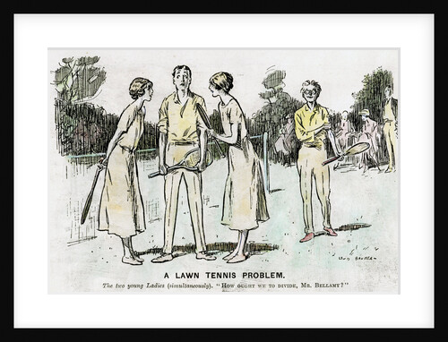 A Lawn Tennis Problem by Anonymous