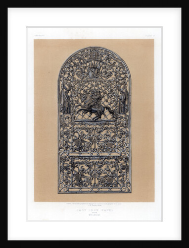 Cast Iron Panel from Mulheim by John Burley Waring