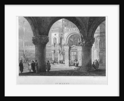 St Mark's, Venice by William Finden