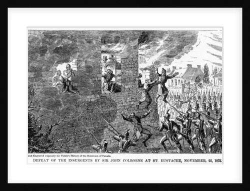 Defeat of the Insurgents by Sir John Colborne at St Eustache by Anonymous