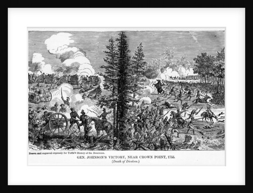 General Johnson's Victory, near Crown Point by Anonymous
