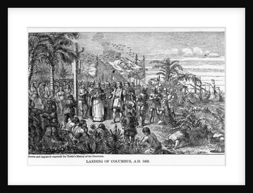 Landing of Columbus, AD 1492 by Anonymous