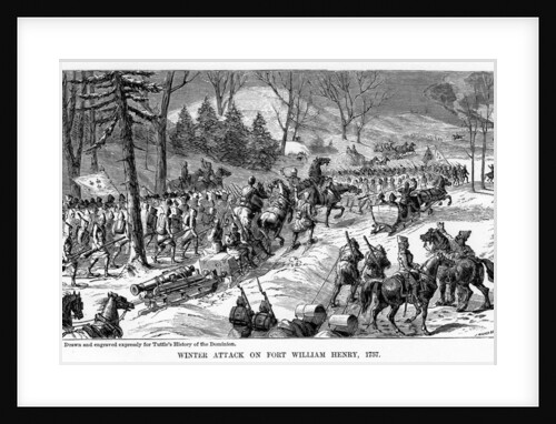 Winter Attack on Fort William Henry, New York State by Anonymous