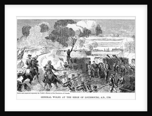 General Wolfe at the Siege of Louisbourg, AD 1758 by Anonymous