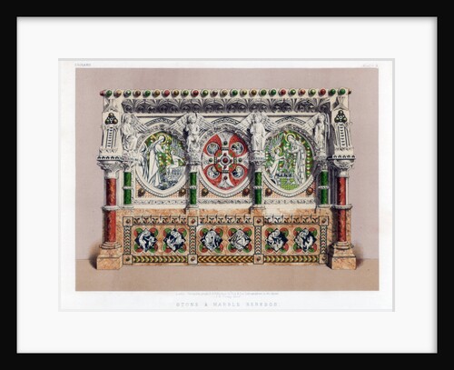 Stone and Marble Reredos by John Burley Waring