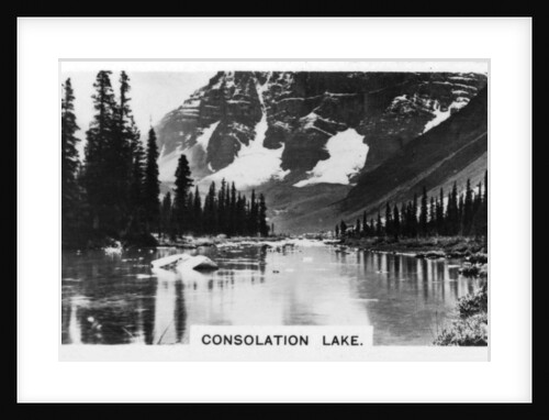 Consolation Lake, Alberta, Canada by Anonymous