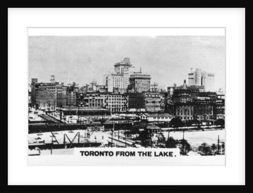 Toronto from the lake, Canada by Anonymous