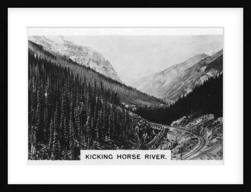 Kicking Horse River, British Columbia, Canada by Anonymous