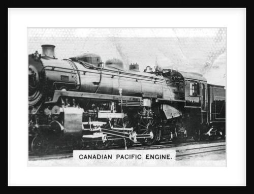 Canadian Pacific passenger engine, Canada by Anonymous