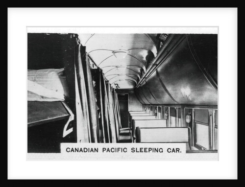 Canadian Pacific sleeping car, Canada by Anonymous