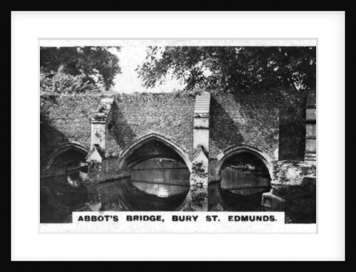 Abbot's Bridge, Bury St Edmunds, Suffolk by Anonymous
