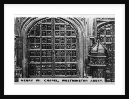 Henry VII Chapel, Westminster Abbey, London by Anonymous