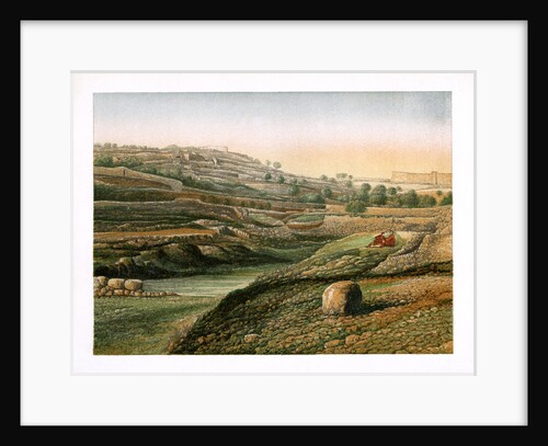The Valley and Lower Pool of Gihon, Jerusalem by W Dickens