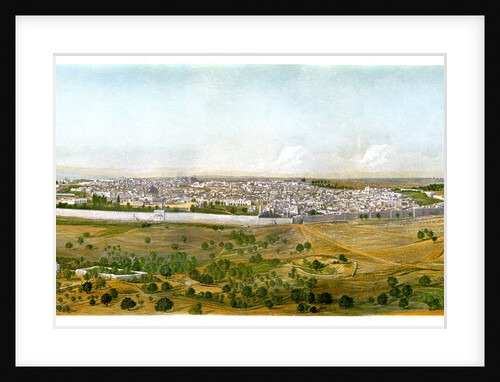 Panorama of Jerusalem by W Dickens
