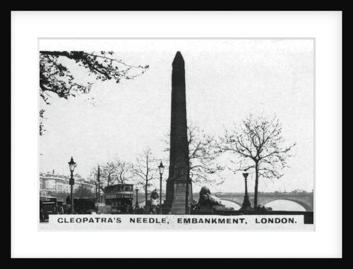 Cleopatra's Needle, Embankment, London by Anonymous