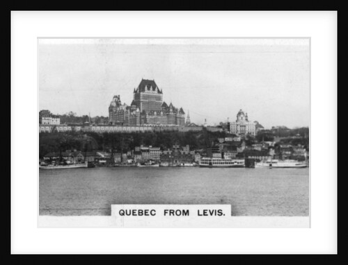 Quebec from Levis, Canada by Anonymous