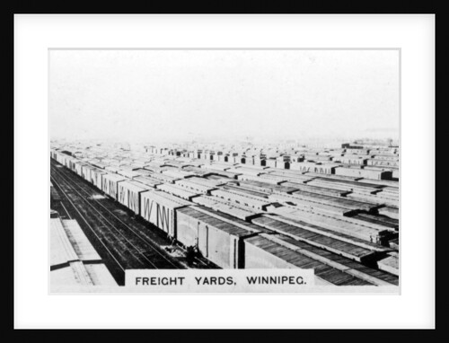 Freight yards, Winnipeg, Manitoba, Canada by Anonymous