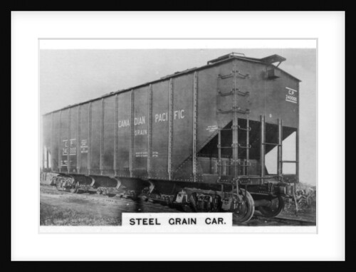 Steel grain car, Canada by Anonymous
