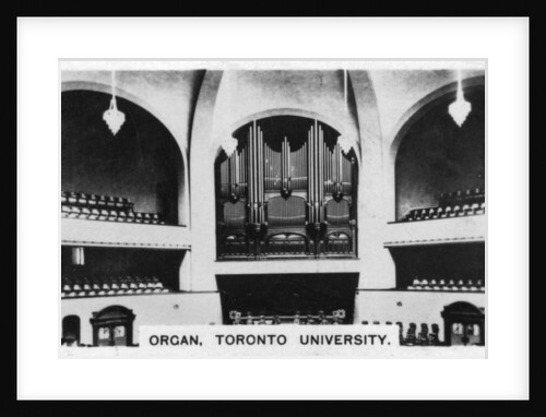 Organ, Toronto University by Anonymous