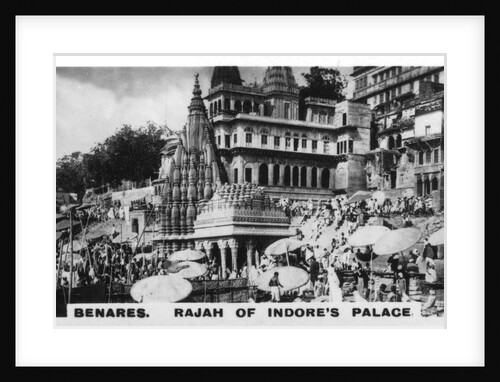 Rajah of Indore's Palace, Benares, India by Anonymous