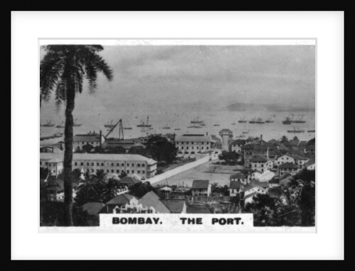 The port, Bombay, India by Anonymous