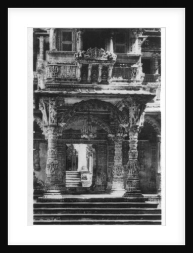 Jain temple fort, Ahmedabad, India by Anonymous