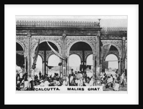 Maliks' Ghat, Calcutta, India by Anonymous