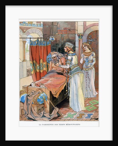 The Parisian Woman during the time of the Merovingians by Ferdinand Sigismund Bac
