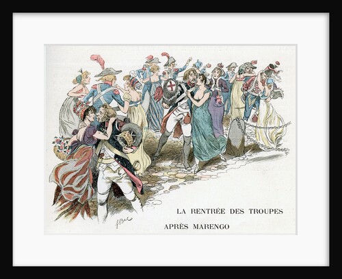 The return of French troops from Marengo by Ferdinand Sigismund Bac