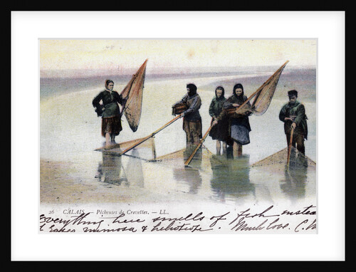 Women shrimp fishers, Calais by Anonymous