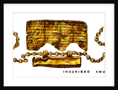 Inscribed Amulet by Anonymous