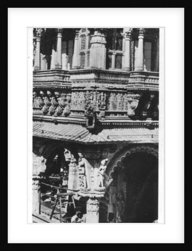Jain temple, Ahmedabad, India by Anonymous