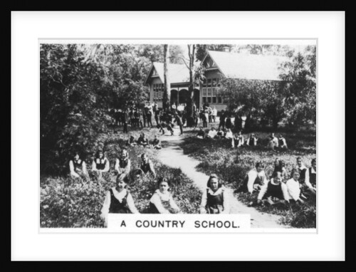 A country school, Australia by Anonymous