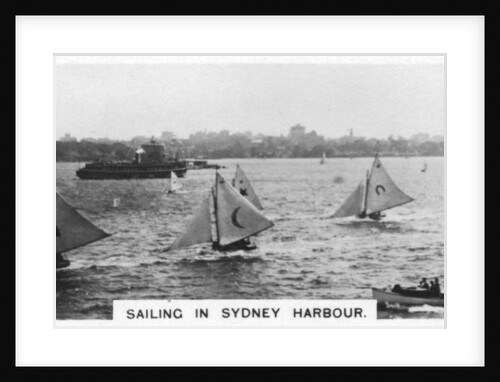 Sailing in Sydney Harbour, Australia by Anonymous