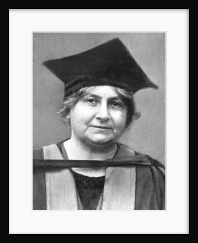 Dr Maria Montessori (1870-1952), Italian philosopher by Anonymous