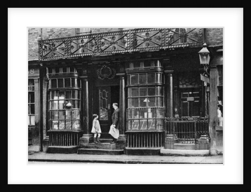 A shop front, Artillery Lane, off Bishopsgate, London by McLeish