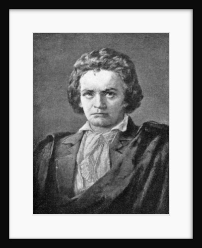 Ludwig van Beethoven, (1770-1827), German composer by Anonymous