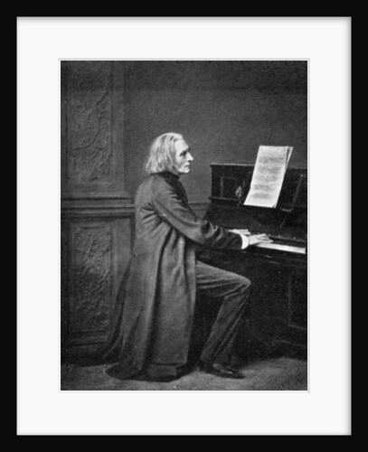 Franz Liszt, (1811-1886), Hungarian virtuoso pianist and composer by Franz Liszt