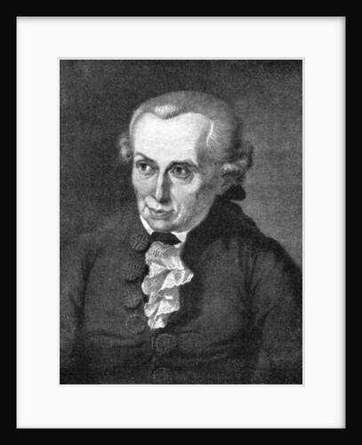 Immanuel Kant, German philosopher by Anonymous
