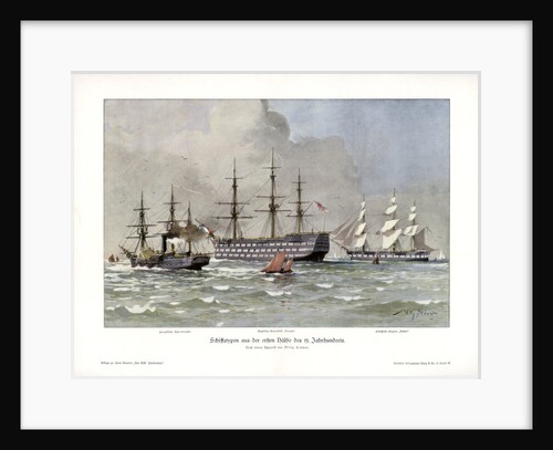 Ship types from the first half of the 19th century by Willy Stower